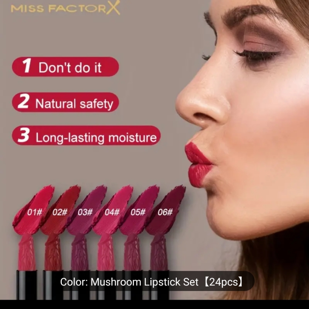 Mushroom shaped Richard lip stick pick ur color New